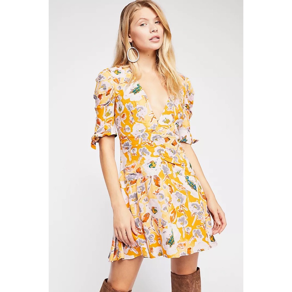 Free People Glow Up Mini Dress